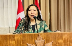 【路通社】加拿大红枫林传媒集团、路通社受邀出席加拿大总理特鲁多及6位华裔议员和加拿大各部长在国会山举办的2023庆祝中国春节活动